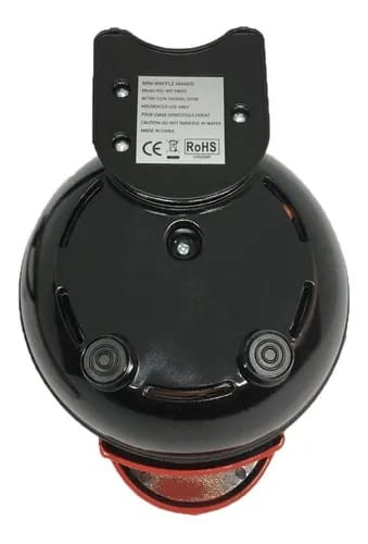 Mini waflera antiadherente electrica